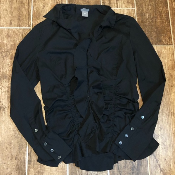 Ann Taylor Tops - ANN TAYLOR Women’s SHIRT 14 Ruffled Rouched